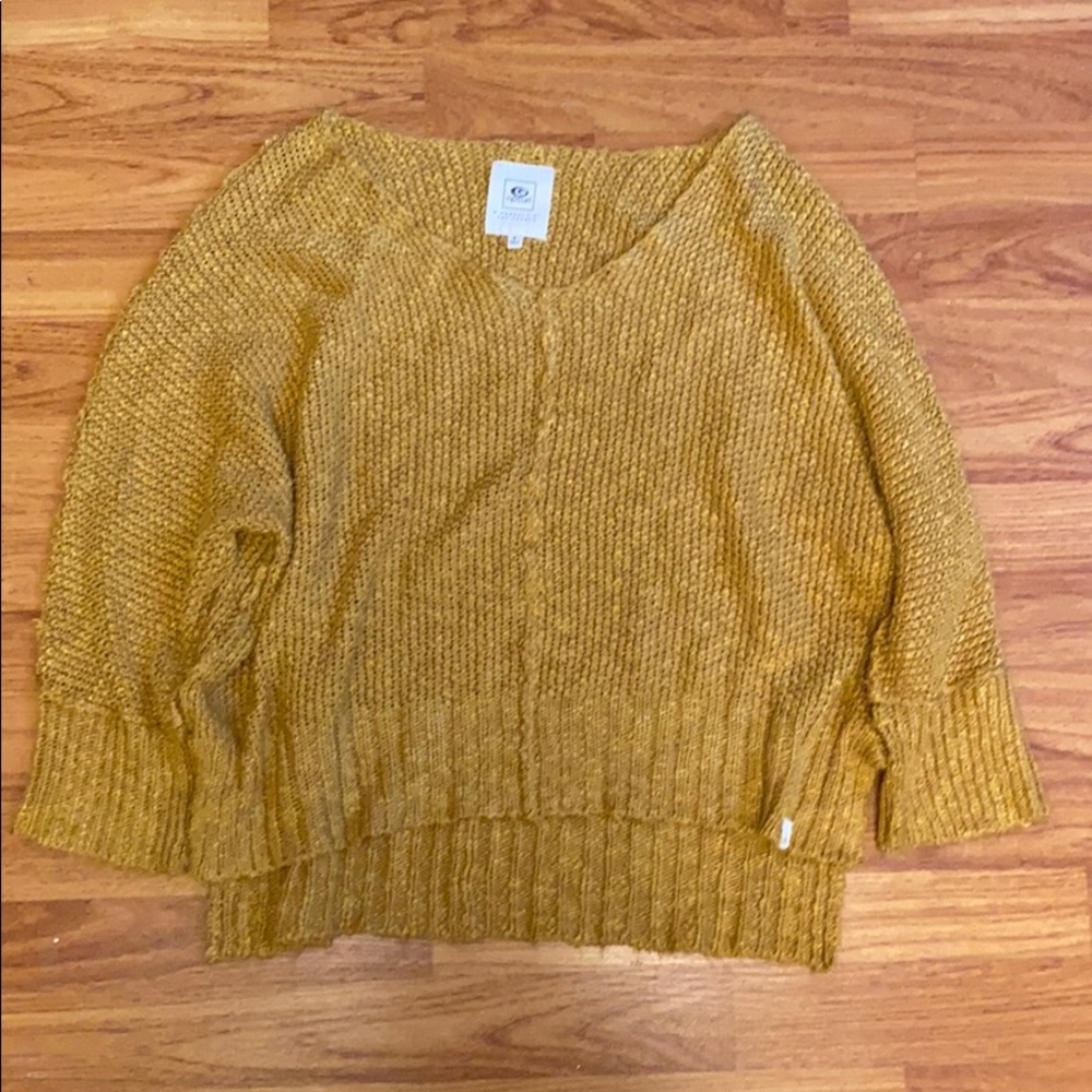 Ripcurl Mustard Yellow Sweater Size S